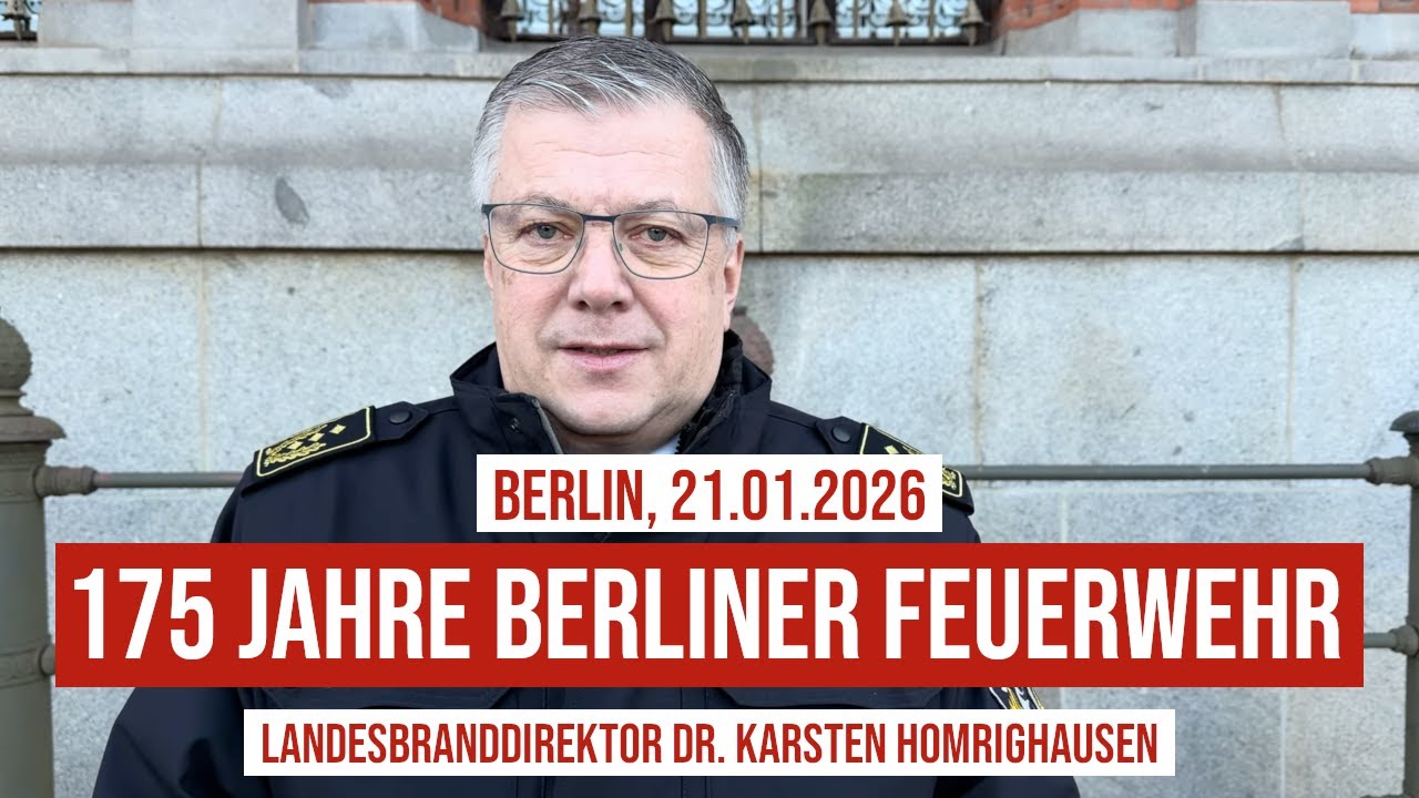 21.01.2026 #Blackout Berlin Berliner Feuerwehr half Vielen im Stromausfall: LBD Karsten Homrighausen