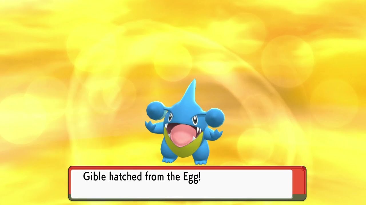 Pokemon Brilliant Diamond: Breeding a shiny Gible