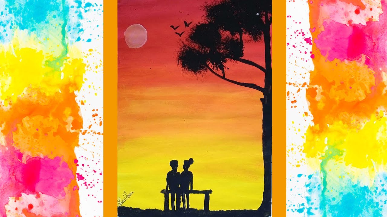 PINTURA UTILIZANDO TINTA GUACHE | PAINTING USING GUACHE INK
