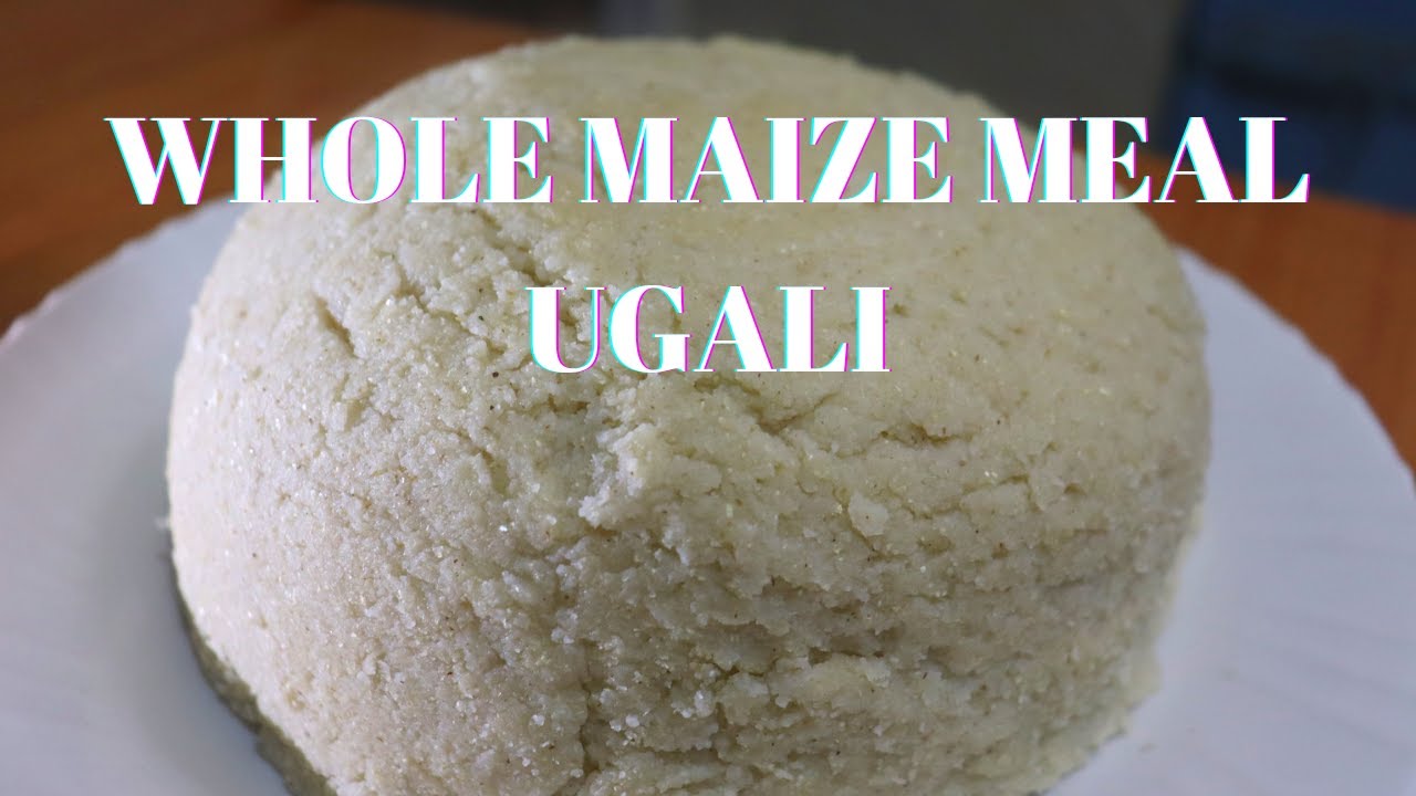 How to Make Ugali with Whole Maize Flour... Luhya Style!