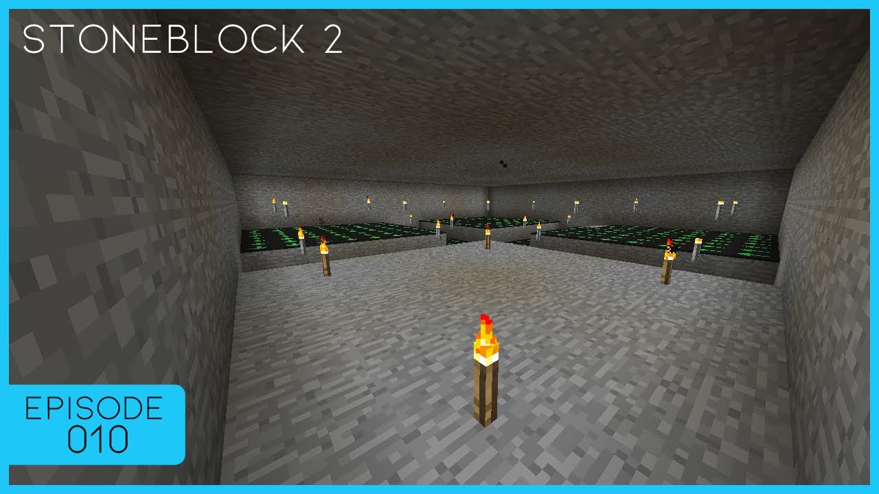 Mob Farm Building PT 1 stoneblock 2 let's play EP - 010