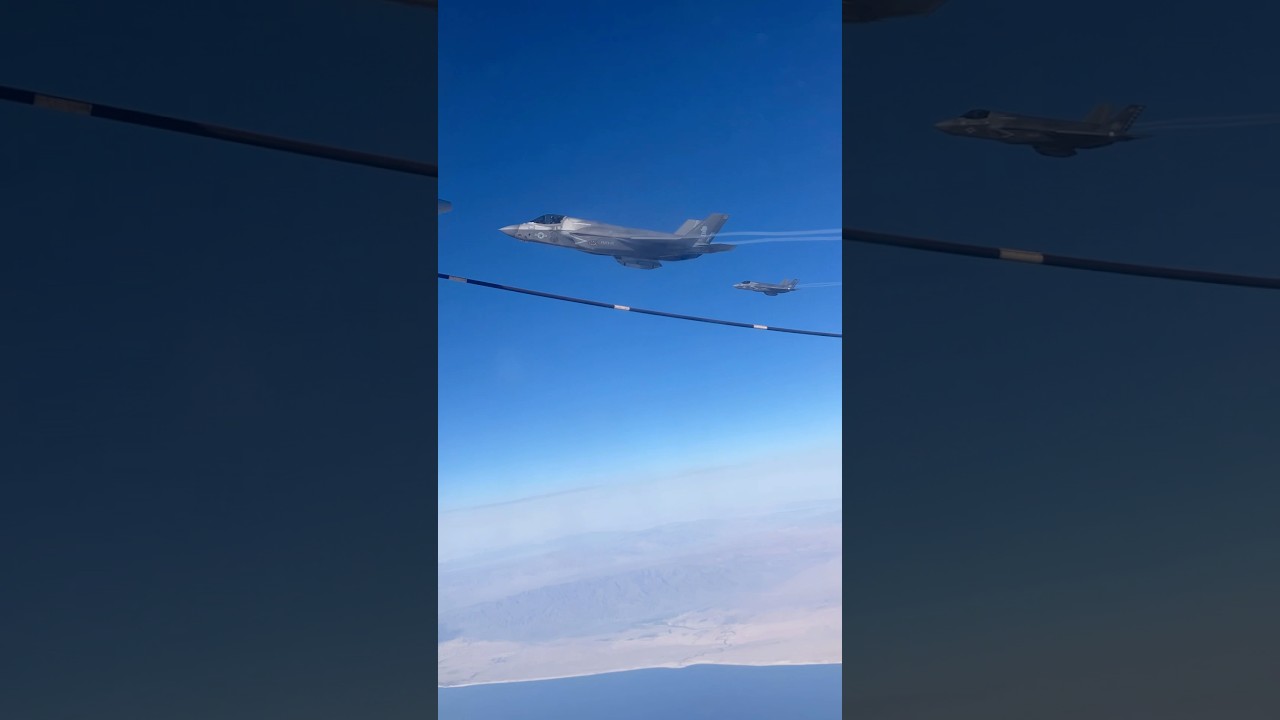 Aerial refueling from a KC-130J!!! #military #usa #jets #planes #aeroplane #fighterjet #militaryjets