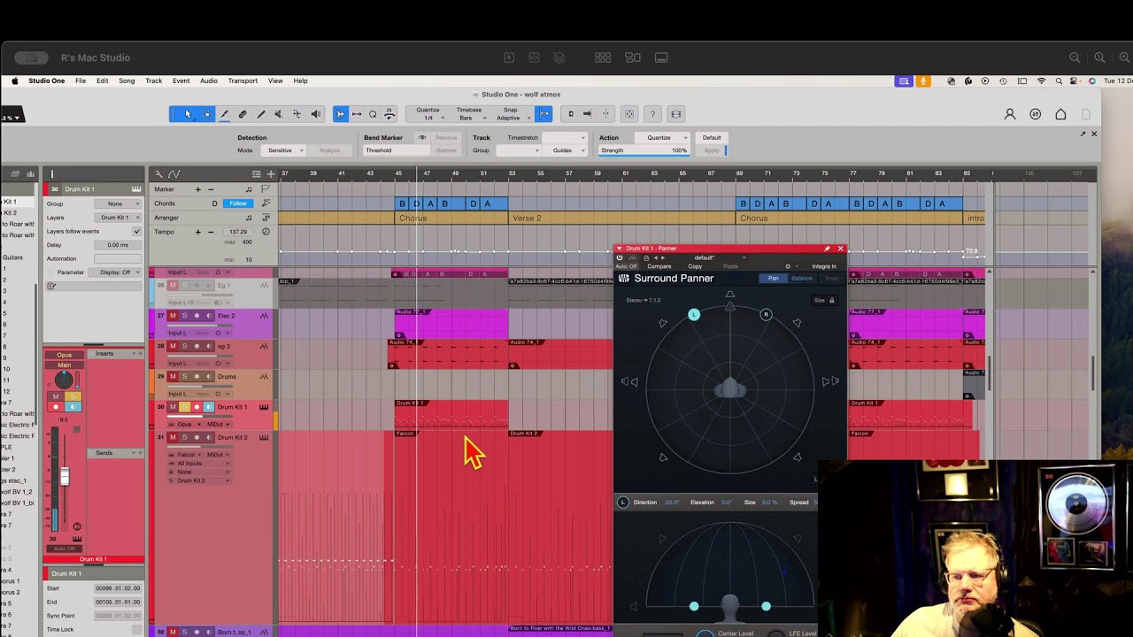 Dolby Atmos Mixing with Studio One 6.5