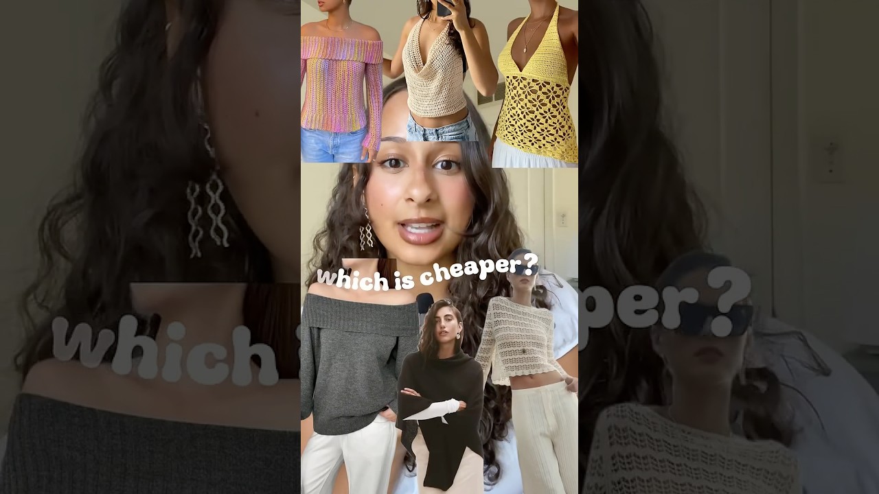 fast fashion vs. slow fashion: crochet edition!!