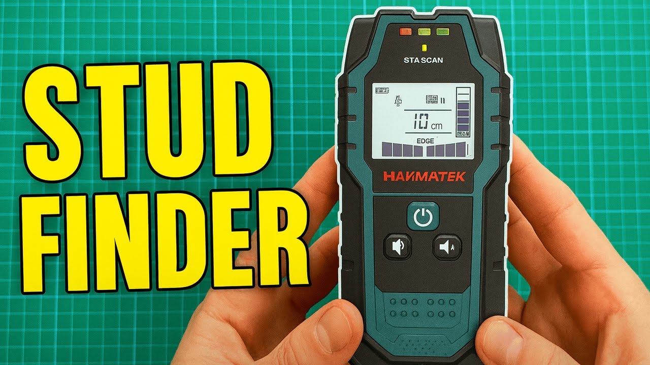 HANMATEK SF1 Stud Finder – 5-in-1 Wall Scanner Unboxing (4K 60fps, No Talking)