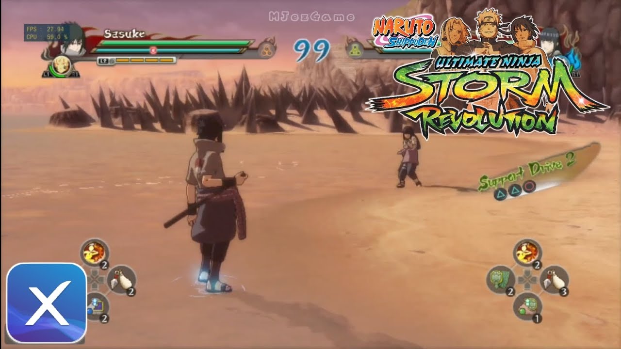 Rpcsx v3 New Update - Gameplay Naruto Ultimate Ninja Storm Revolution (PS3) On Android