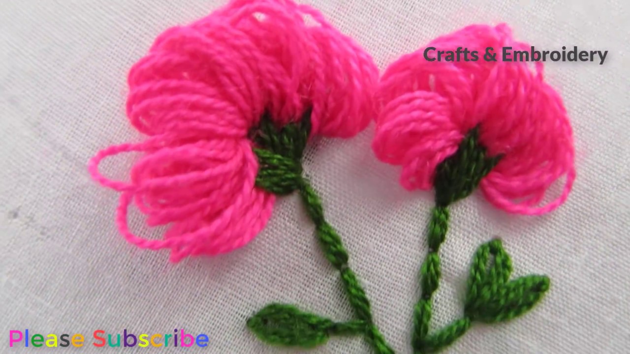 Hand Embroidery,New easy hand embroidery,Amazing trick,Crafts & Embroidery