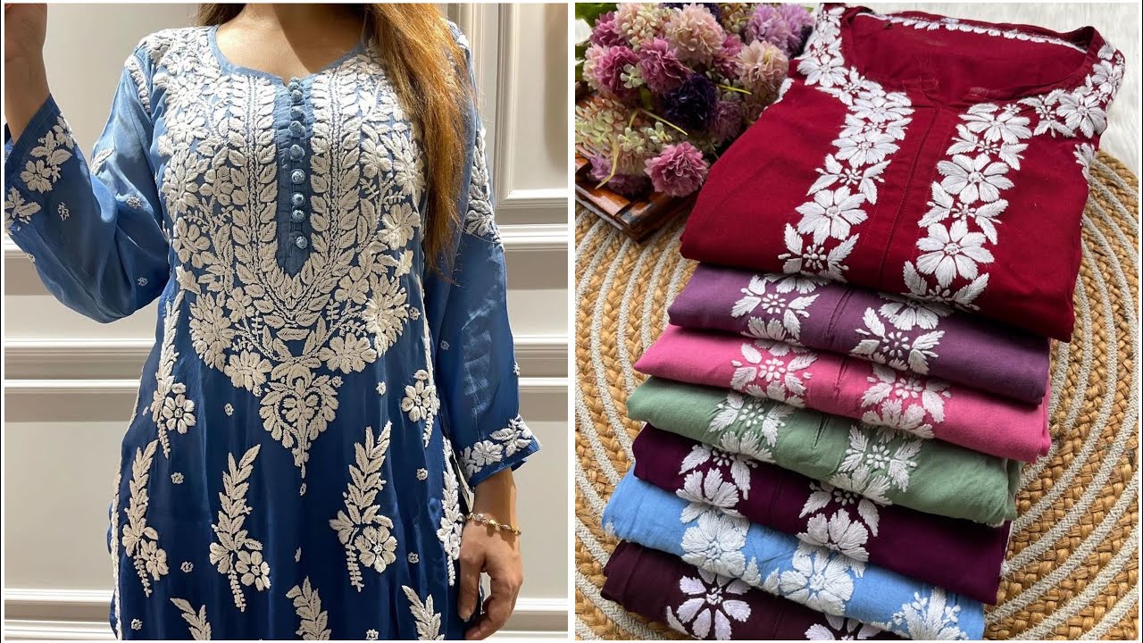 Pure Chikankari Kurti From Biggest Manufacturer Fo Lucknow | 