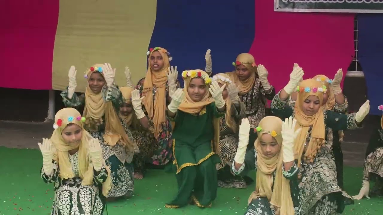 Nizamia High School Students Performance on Wallahu KhairurRaziqeen | bodhan | 80th independence day