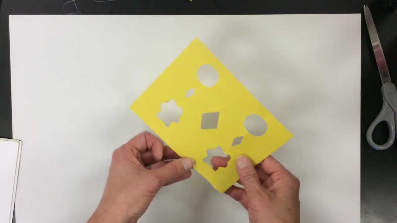 DIY Stencil Gel Prints
