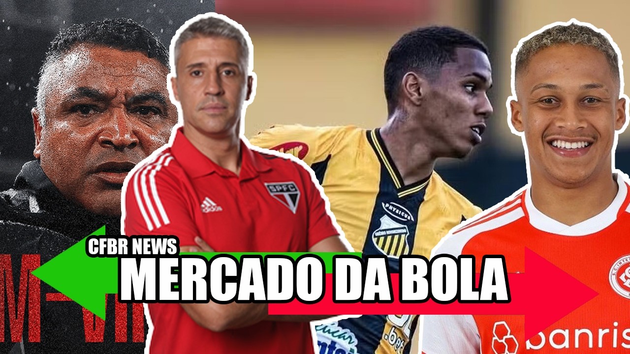 CRESPO FORA | ROGER TREINADOR DO SÃO PAULO | DANTAS | VITINHO ASSINA COM INTER - MERCADO DA BOLA