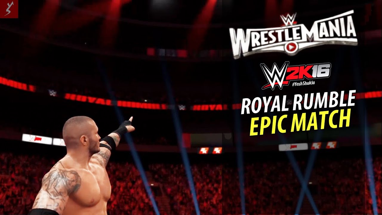 WWE 2K16 - Royal Rumble Match | 10 Man | PS4 Gameplay