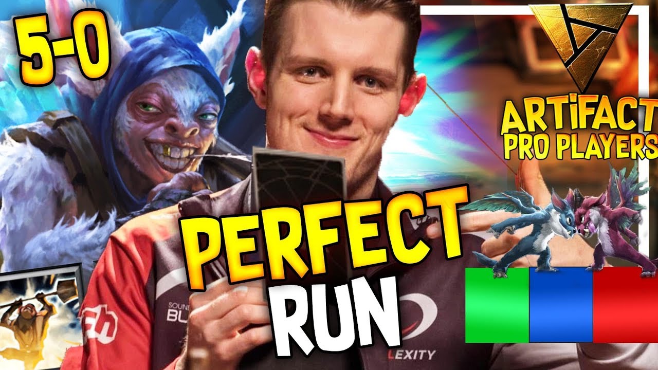 Artifact Superjj  Perfect Run in Phantom Draft - Deck  Blue Green Red