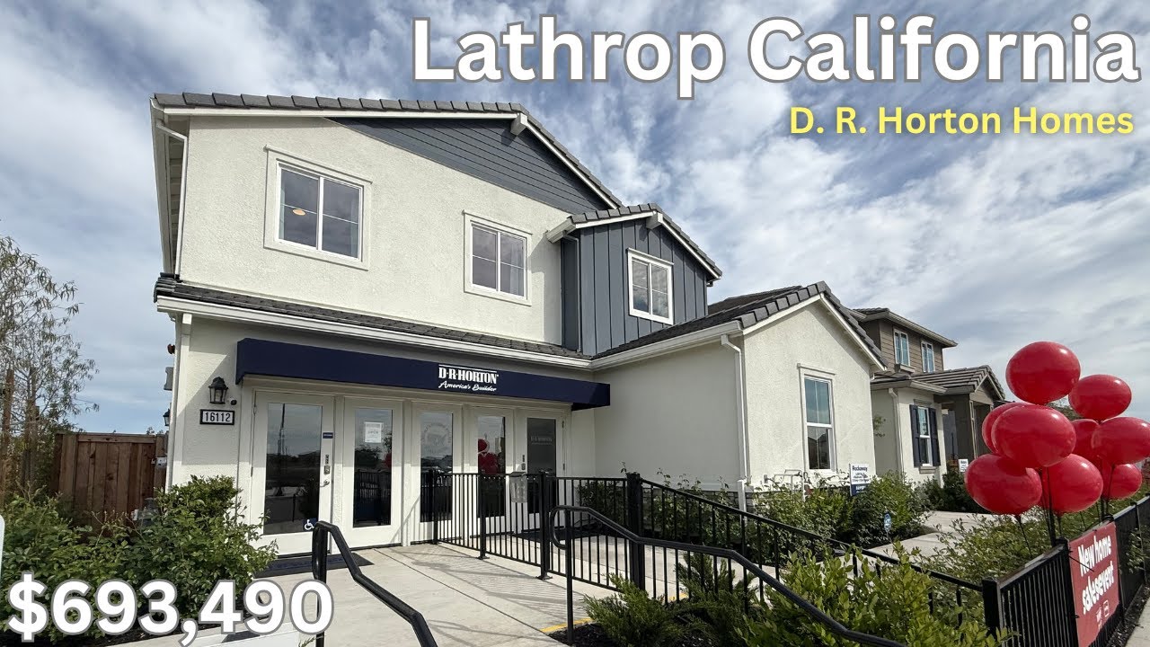 🏡 Touring (lathrop new homes for sale) Community Close out at DR Horton Plan: Rockaway $693,490