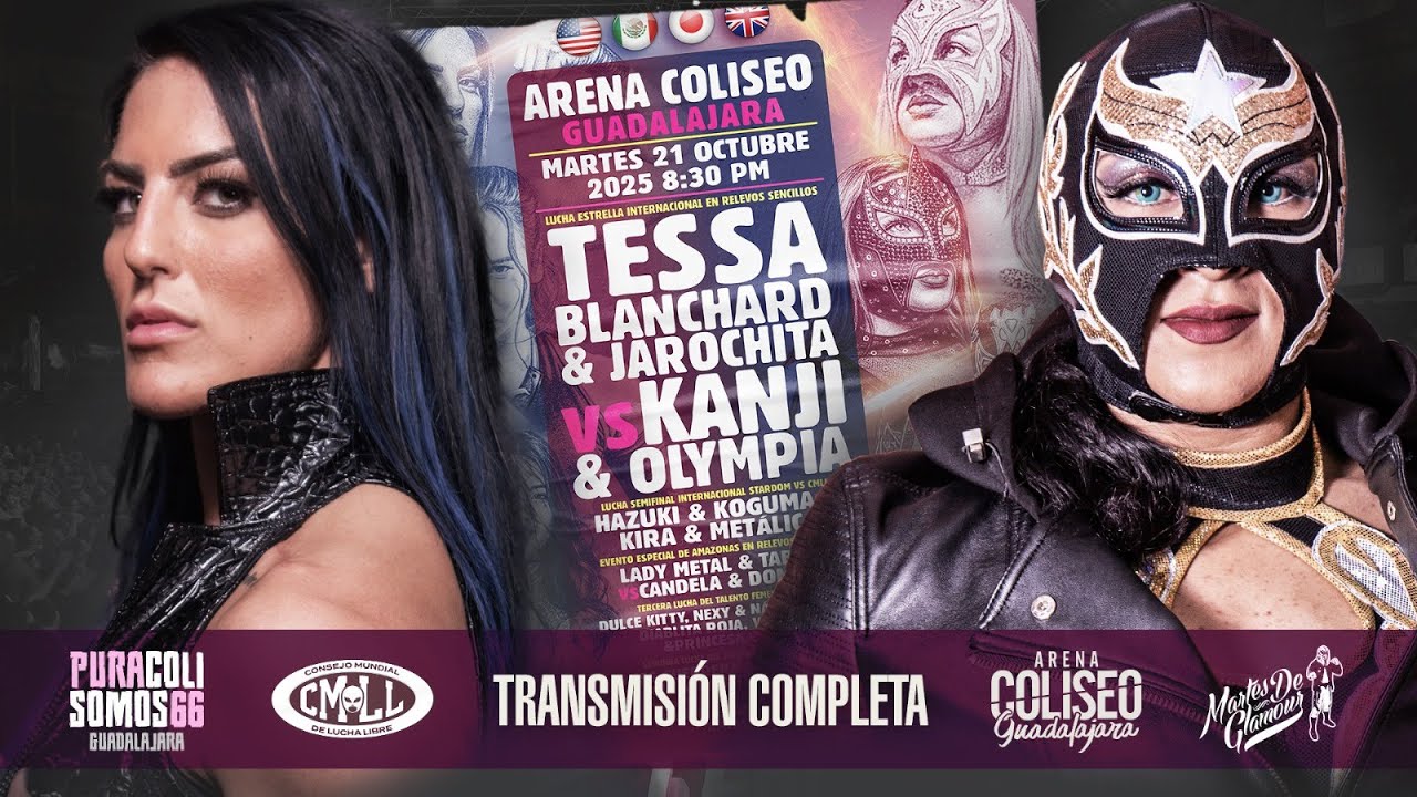 CMLL DESDE LA ARENA COLISEO DE GUADALAJARA: 21 DE OCTUBRE 2025