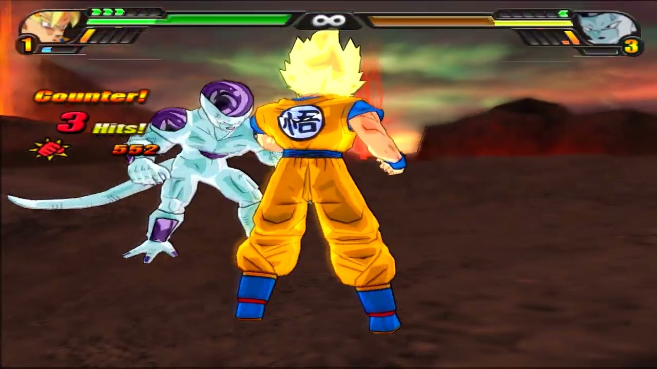 SS Goku (Mid) vs Frieza Full Power - Dragon Ball Z Budokai Tenkaichi 3