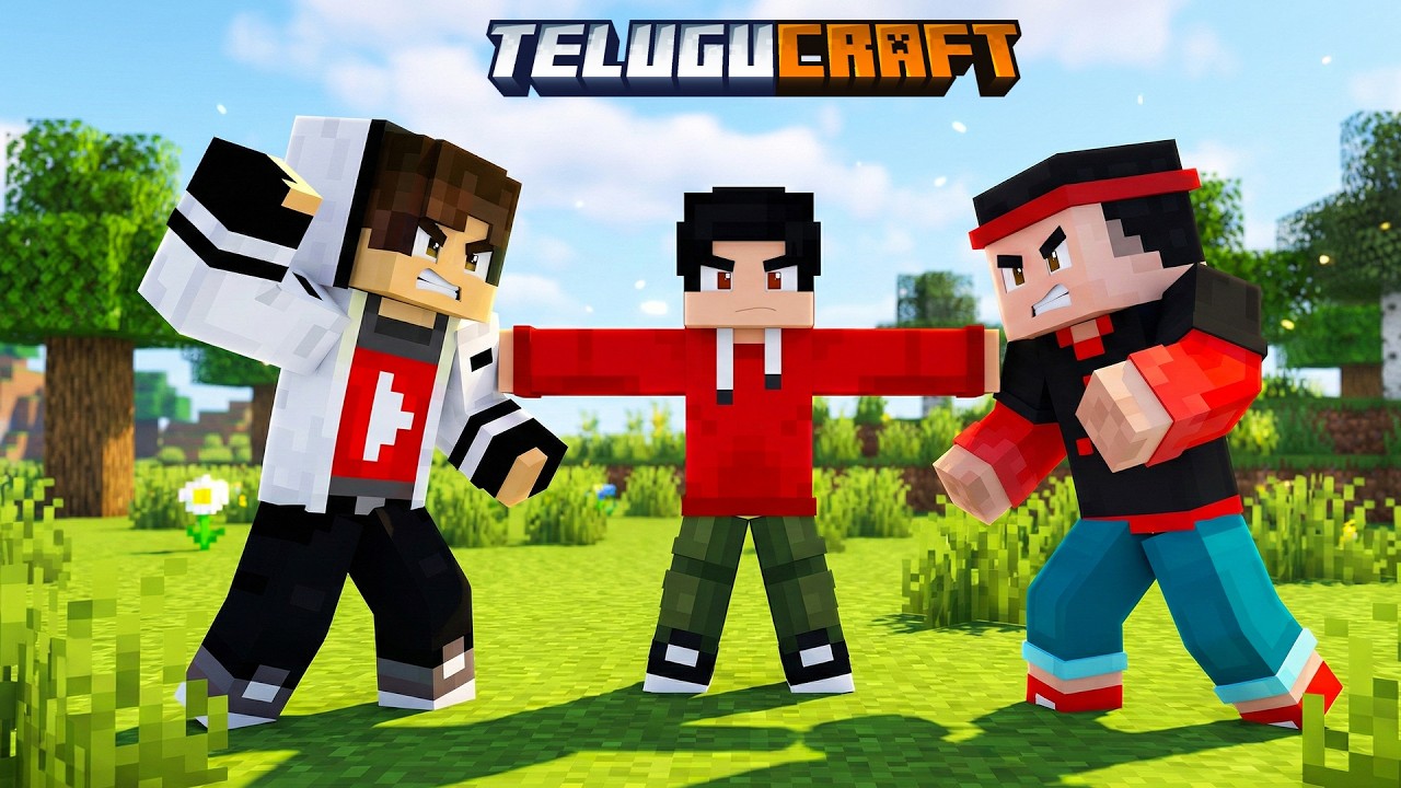 SG vs Hi5 Bro War Begins 🔥 | TeluguCraft SMP