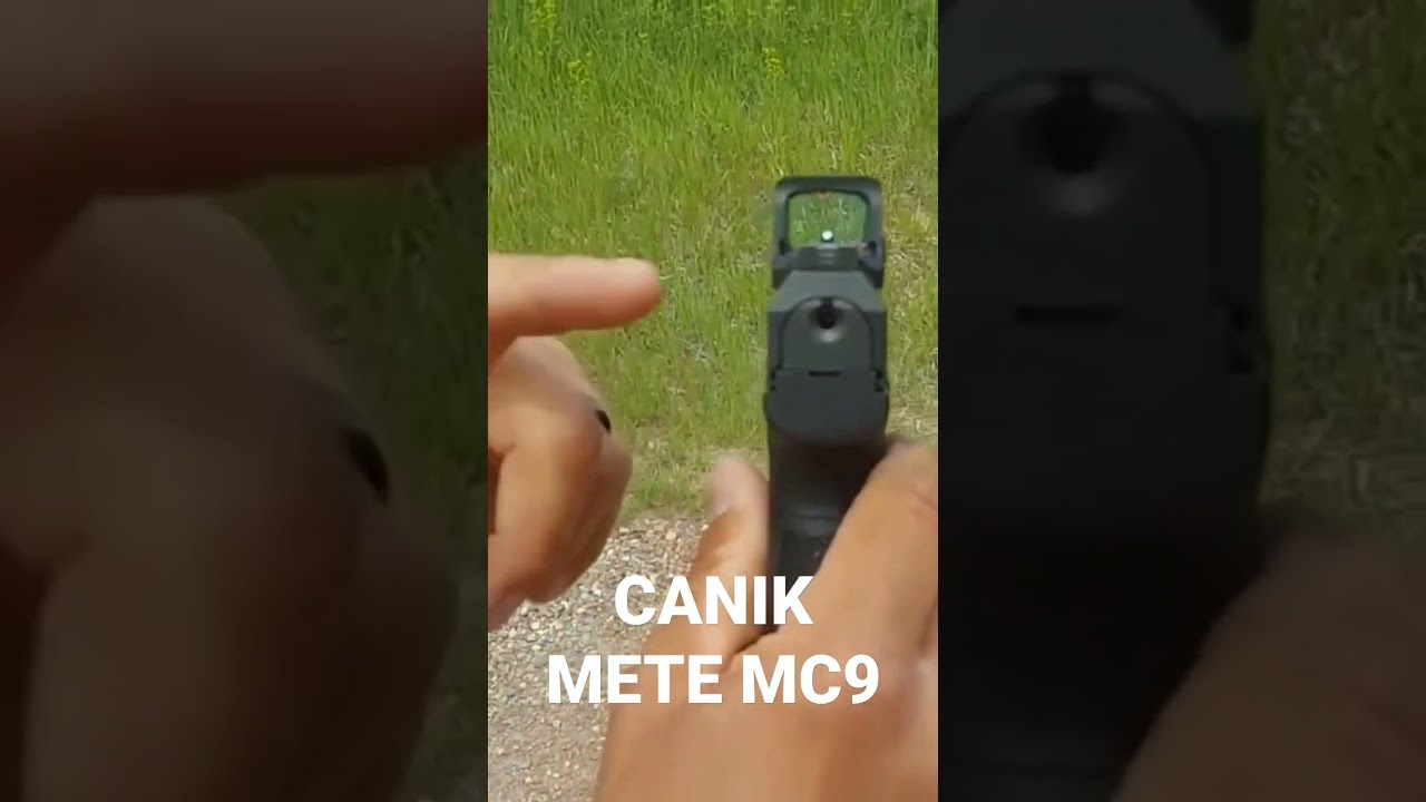 Canik Mete MC9 с прямым креплением и совмещением прицельных линий! #canik #пистолет #holosun #пов...