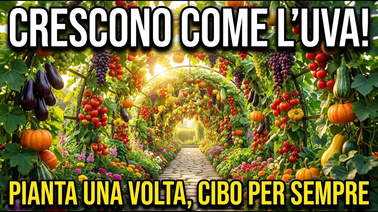 9 Piante Perenni Che Crescono Come l’Uva — Pianta Una Volta e Avrai Cibo Per Sempre