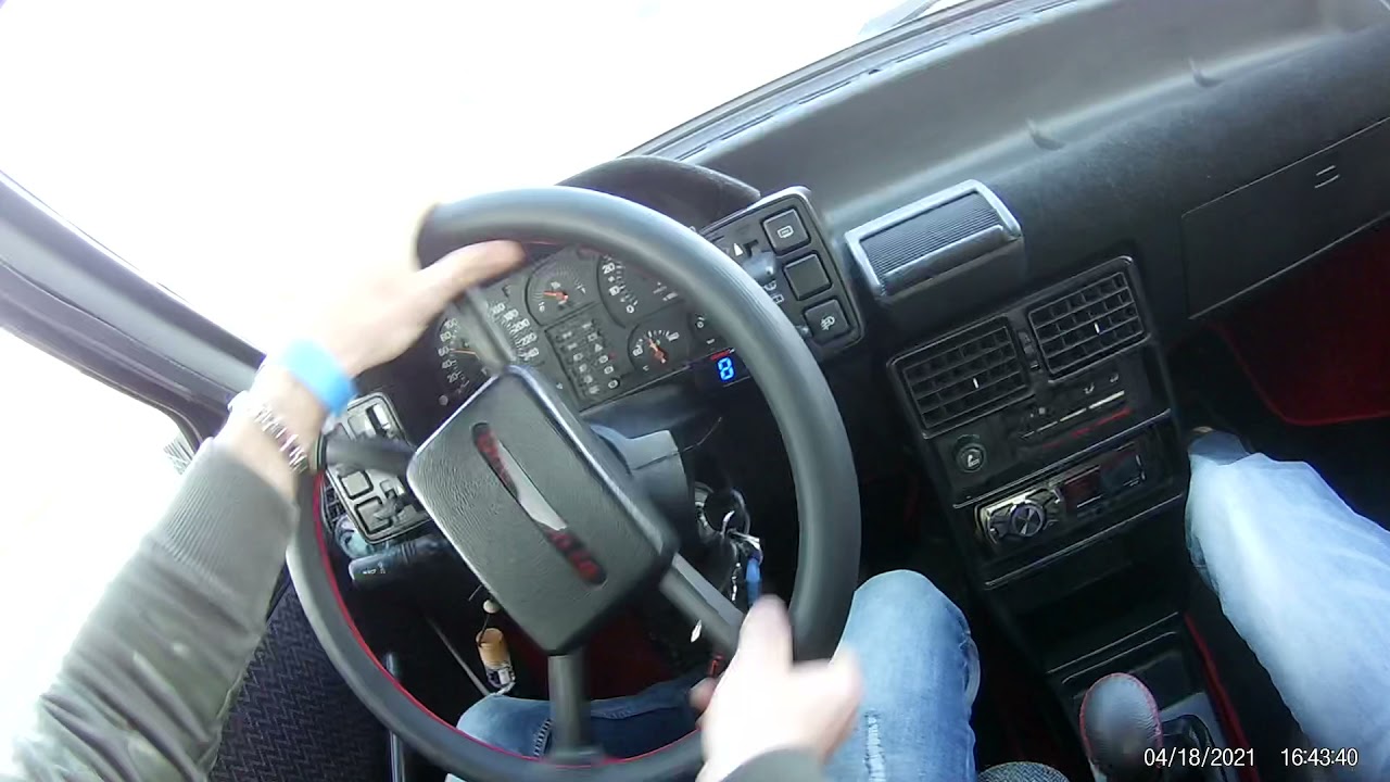 Fiat uno TURBO i.e. Antiskid on board. Autodromo di Modena