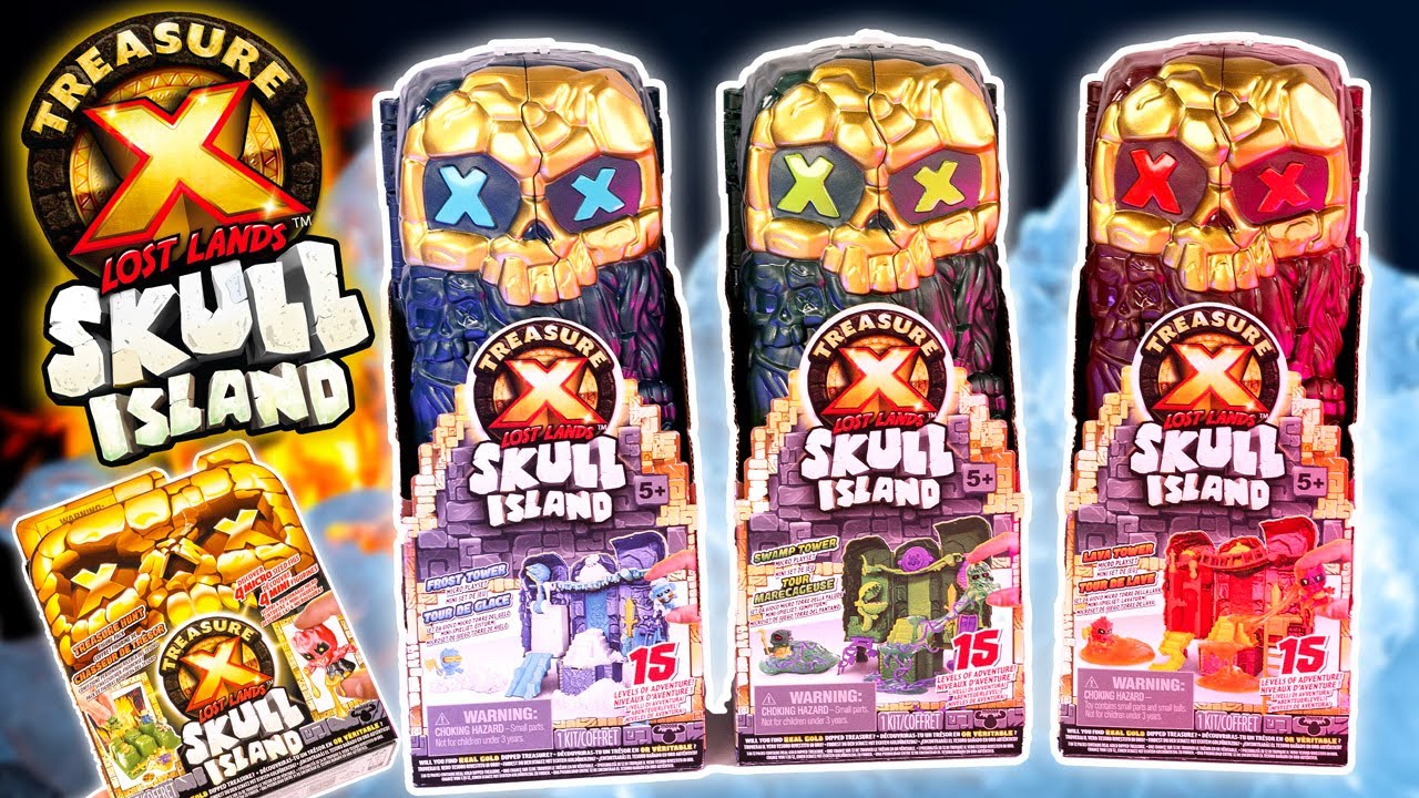 TRESOR X SKULL ISLAND ! Une nouvelle Chasse au trésor épique avec Tour de Glace, des Marais, du Feu