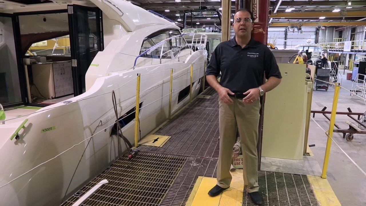 Carver Yachts Shipyard:  Manufacturing Line