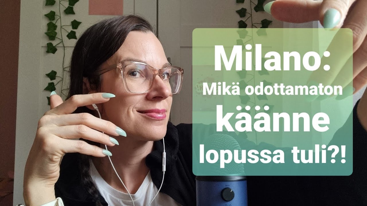 ASMR SUOMI / Milanon reissu ja hätätilanne!