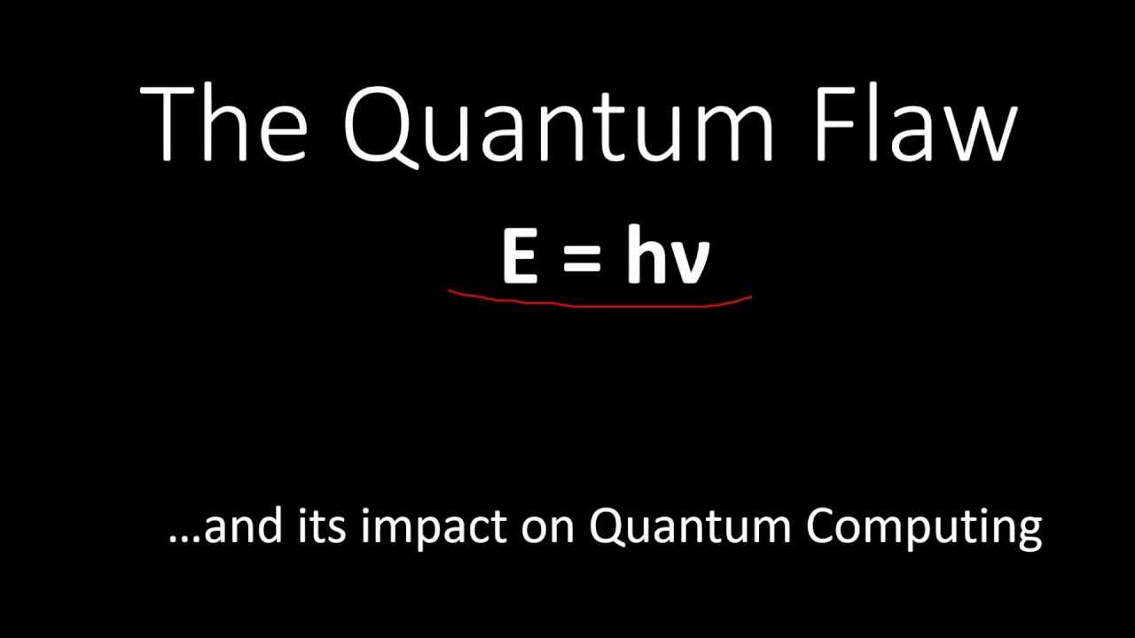 The Quantum Flaw - The Single Photon Definition is WRONG!