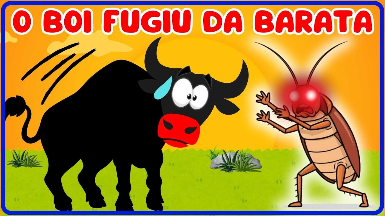 Boi da Cara Preta Tem Medo de Barata 🪳😂 | Gabi e Morango