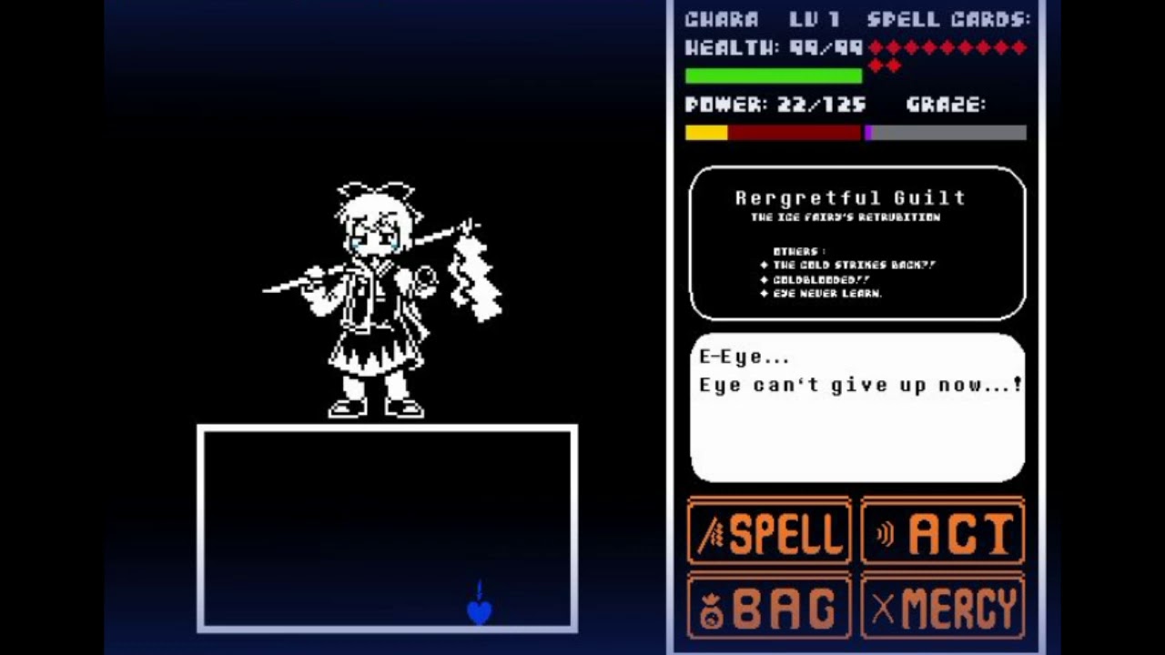 Regretful Guilt (disbelief  Cirno Phase 1)