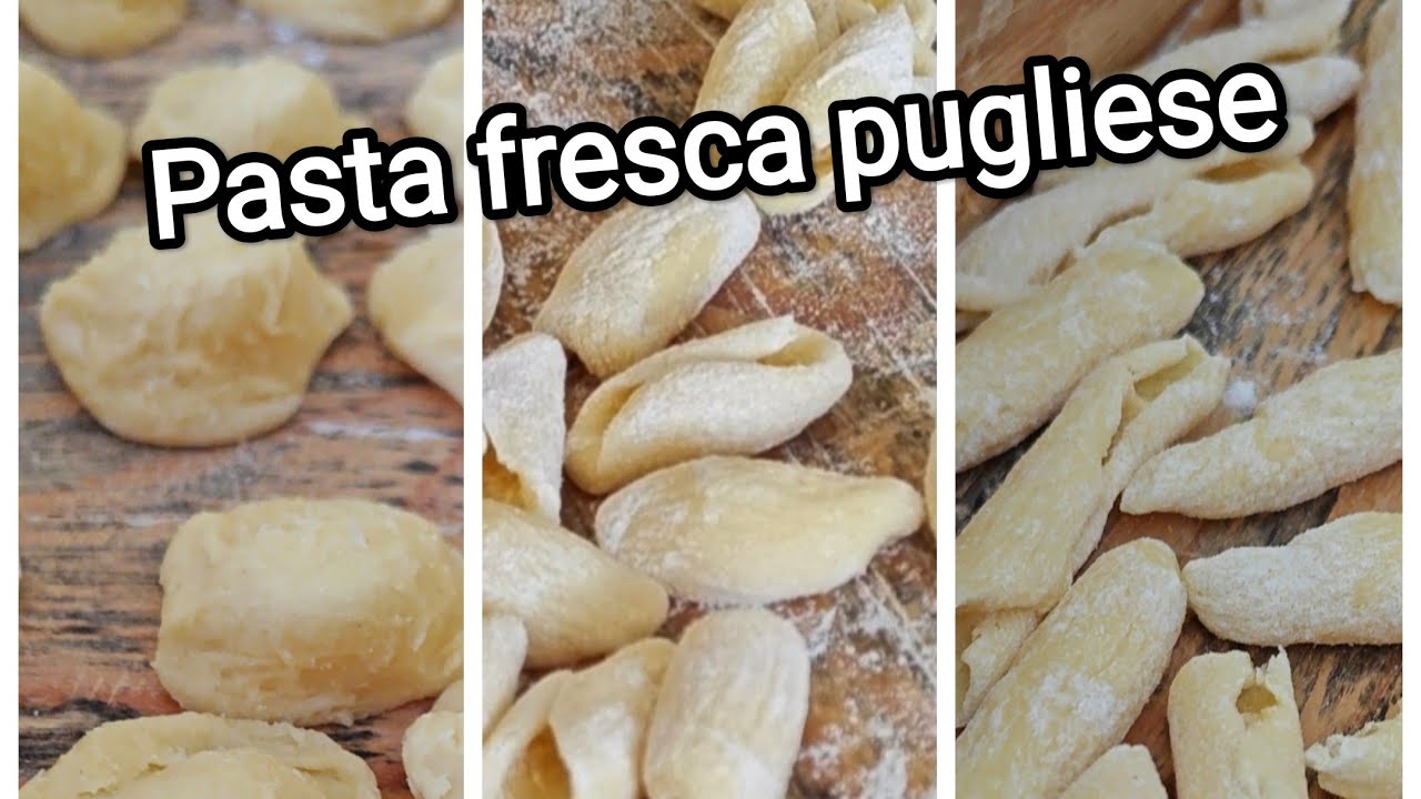 Orecchiette, strascinati e cicatelli pugliesi. La pasta fresca all'uovo fatta in casa passo passo