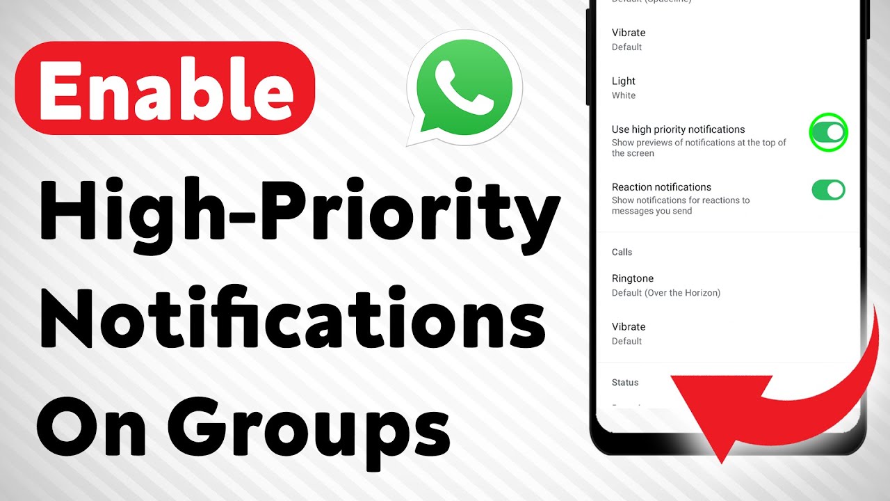 How To Enable High-Priority Notifications On WhatsApp Groups (Updated)