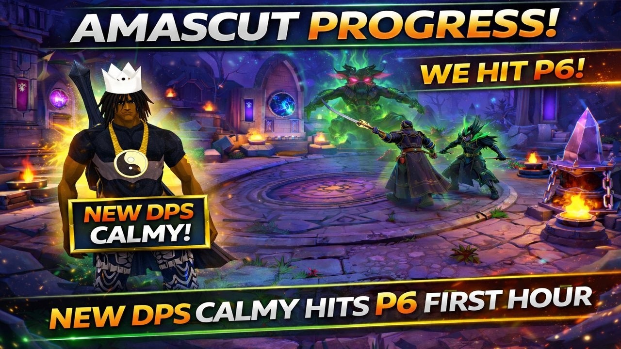 Huge Progress at Amascut! New DPS Calmy Hits P6 on Day One