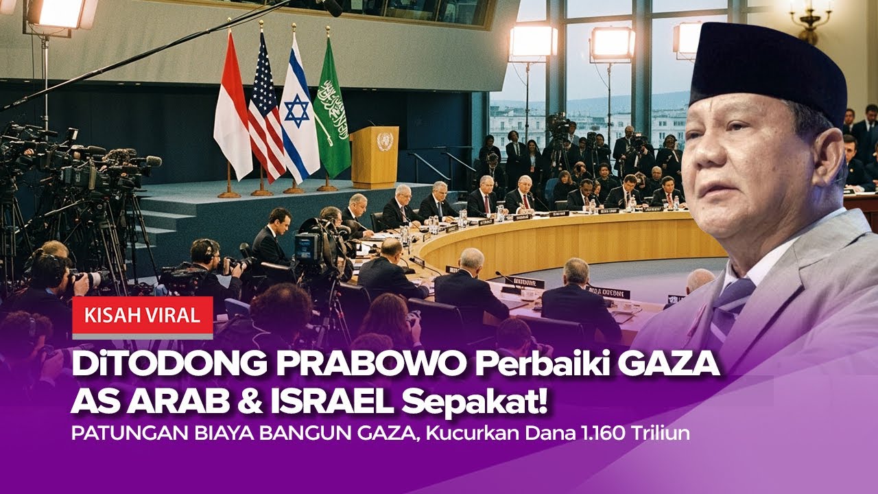 PATUNGAN BIAYA BANGUN GAZA, INDONESIA BERHASIL SKAKMAT MANTAN SEKUTU ISRAEL!