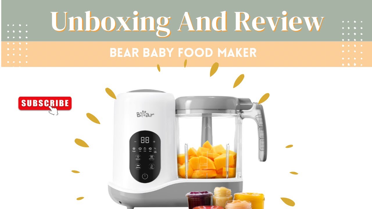 2024 BEAR BABY FOOD MAKER UNBOXING AND REVIEW