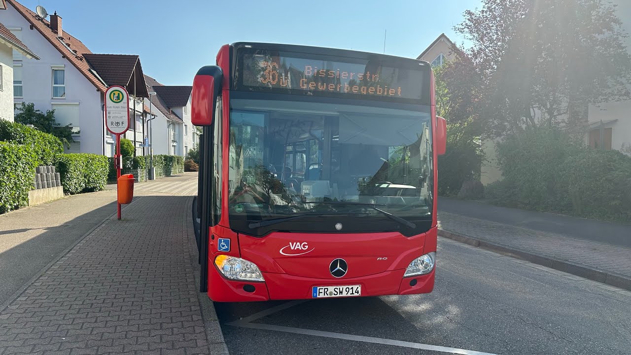 ￼Bus Linie 36 Hochdorf von H-Zum Roten Stein➡️ Bissierstraße ❤️Freiburg🇩🇪Deutschland Juli 2023￼￼￼