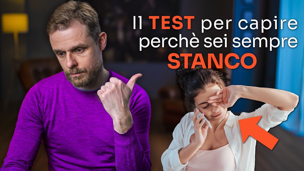 Hai sempre sonno e soffri di stanchezza? Fai questo test!