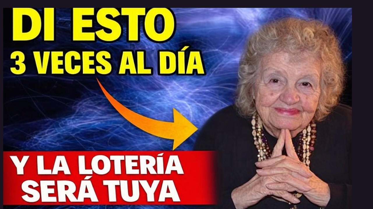 DI ESTO 3 VECES AL DÍA Y LA LOTERÍA SERÁ TUYA Helen Hadsell