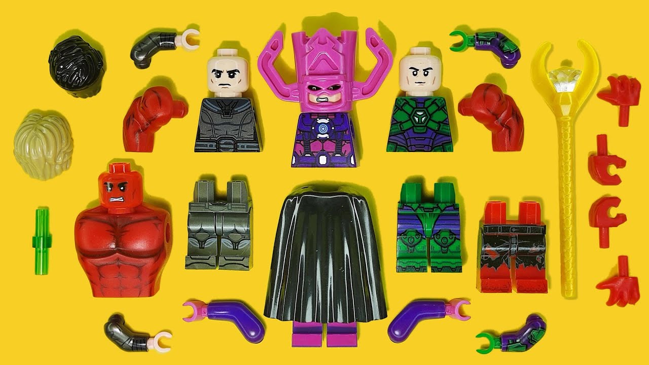 LEGO Red Hulk | Void | Galactus | Lex Luthor | Best Villain 2025 Comic Film | Unofficial Minifigure