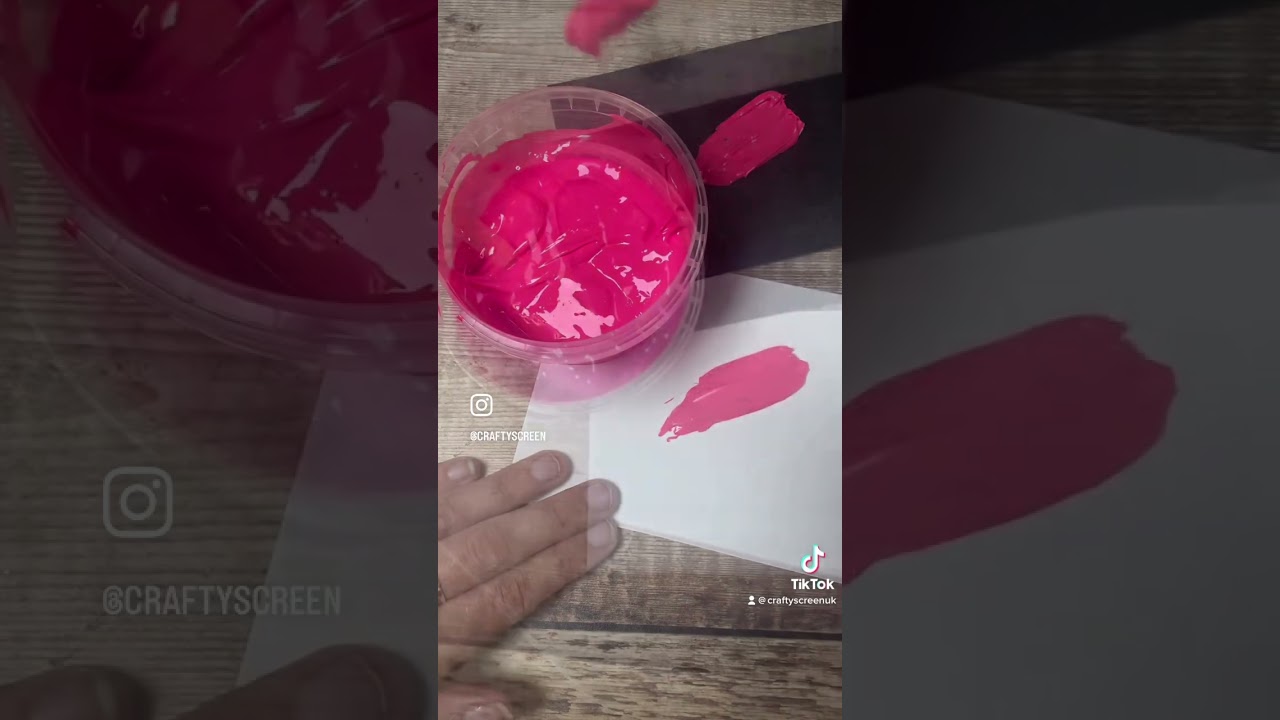 Brand New Fluorescent inks   #crafttutorials #screenprinting