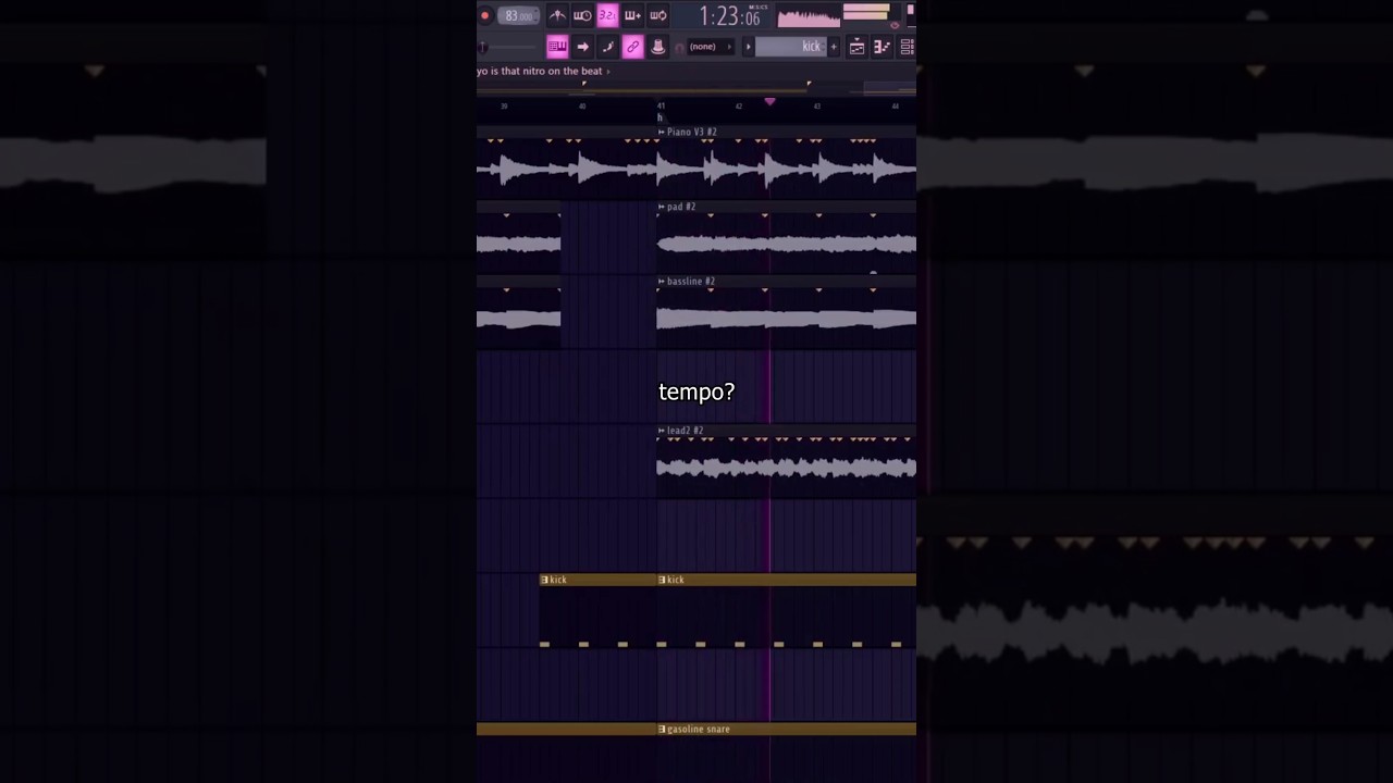 Fastest way to change tempo without stretching audio! #fl #flstudio #tips #tipsandtricks #beat