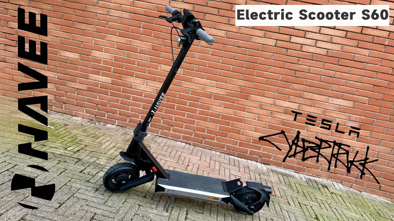 NAVEE S60 - The Futuristic Electric Scooter Inspired by the Tesla Cybertruck