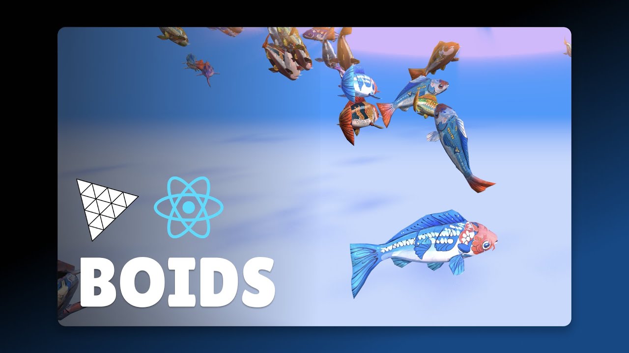 Boids Flocking Simulation with Three.js & React