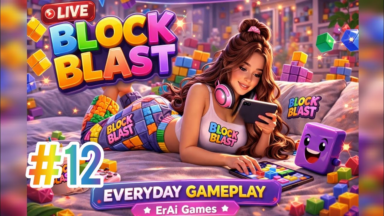🧩Every Day Block Blast Challenge! 🧩 Can I Beat My Record? 🔥#12th   #blockblast #gaming #asmr