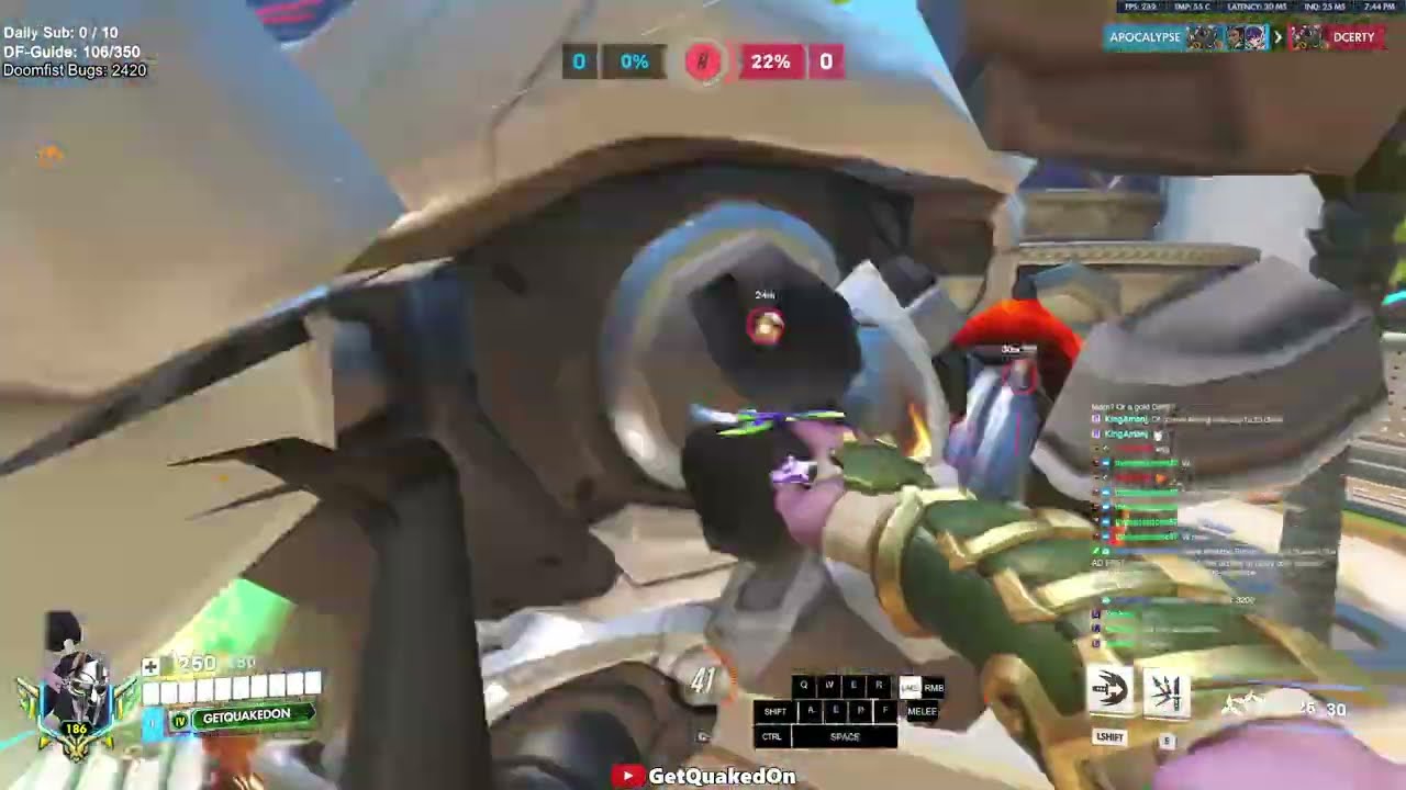 Overwatch 2 Rollout Doomfist God GetQuakedOn Top Ranked Genji Gameplay