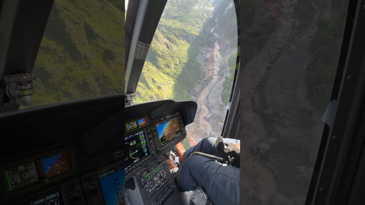 Helicopter view of Bhotekoshi #flood #shorts #2026 #youtubeshorts #flooded #bhotekoshi #floodalert