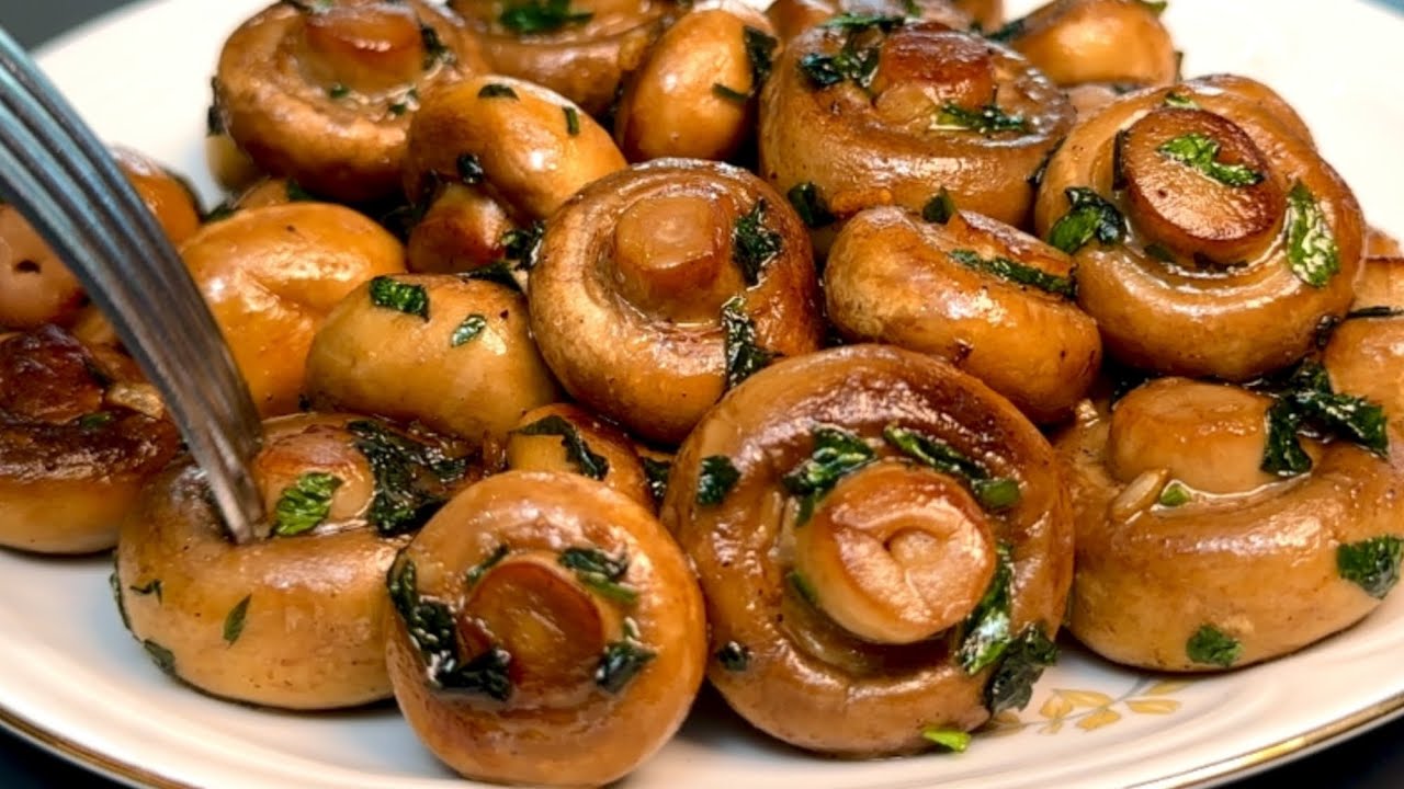 Самые вкусные шампиньоны всего за 5 минут! Быстро и просто! Два лучших рецепта!