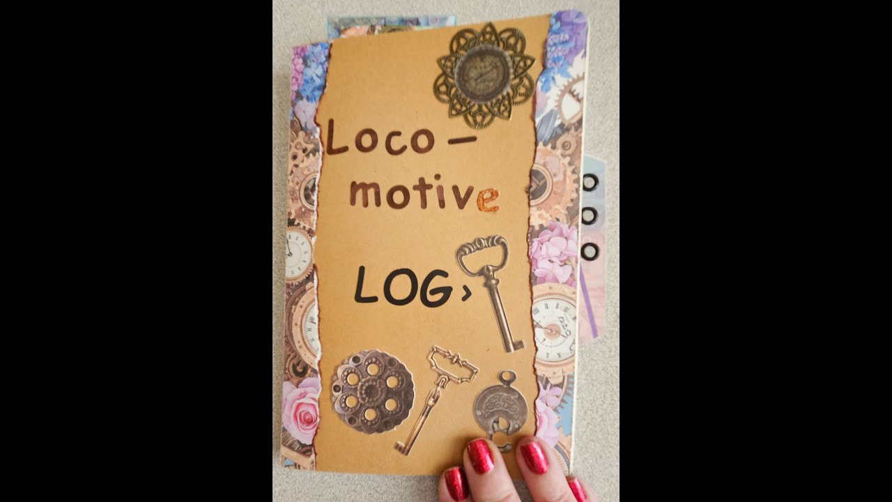 #LetsGoSteampunk - Locomotive Logbook Journal 📎
