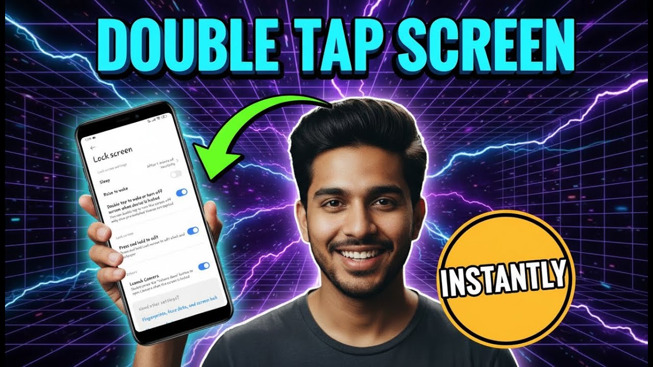 How to Get Double Tap Screen Off and On in Any Android | No App Needed