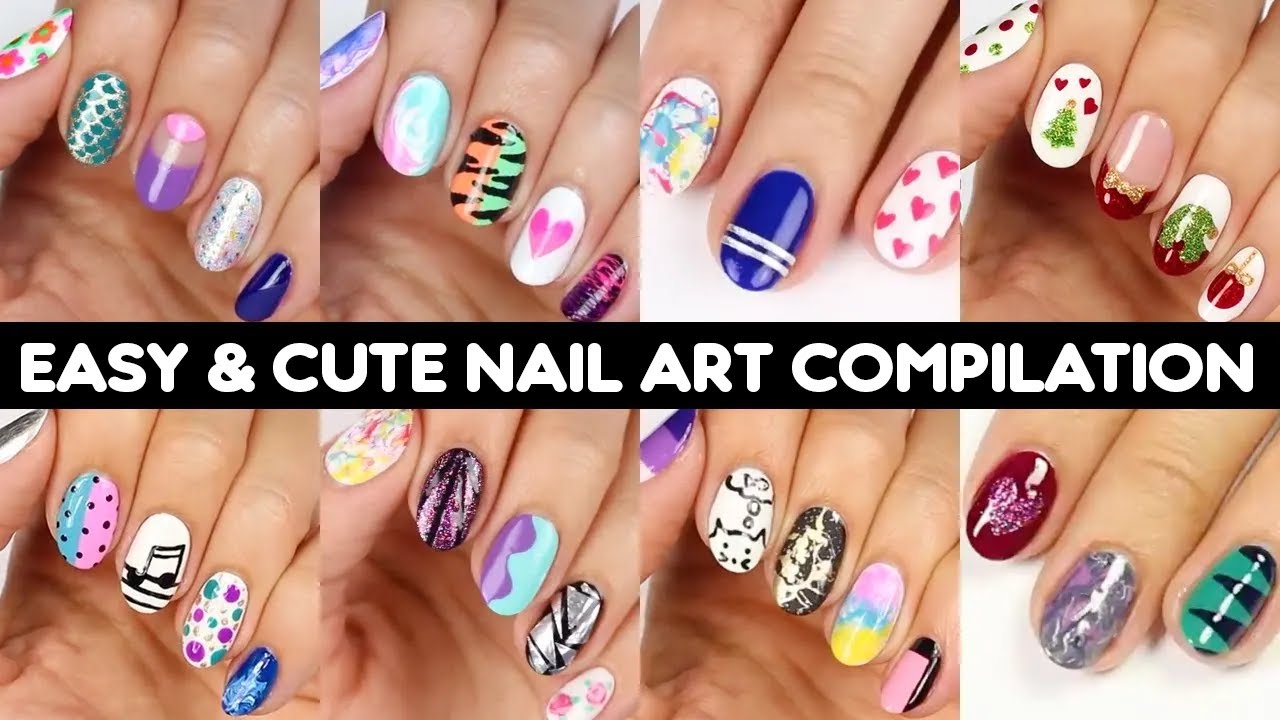 NAIL ART DESIGNS 💅🏻 Cute & Easy Nail Art Design Compilation